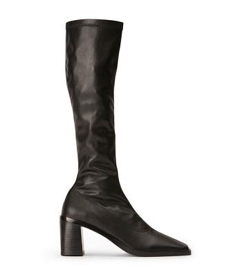 Black Tony Bianco Damon Black Venezia 7.5cm Mid Calf Boots | SILNY99994