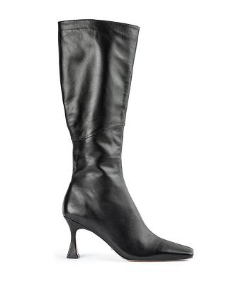 Black Tony Bianco Fantasy Black Venice 8cm Stiletto Boots | ILCVG42195
