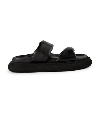 Black Tony Bianco June Black Nappa 3cm Footbeds | ILCIF46602