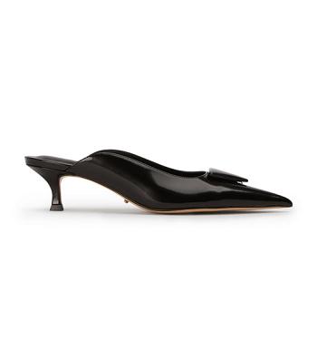 Black Tony Bianco Kira Black Hi Shine 4.5cm Event Heels | ILICD89193