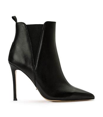 Black Tony Bianco Laken Black Como 10.3cm Heeled Boots | GILEC20365