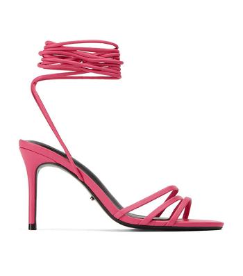 Pink Tony Bianco Hailee Acid Pink 8.5cm Low Heels | YILVQ87430