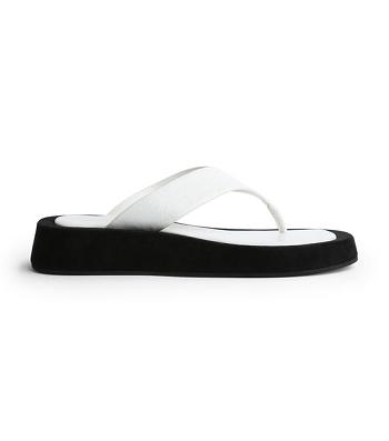 White Tony Bianco Ives Milk Capretto 3.5cm Footbeds | ILCVG49533