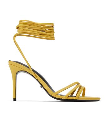 Yellow Tony Bianco Hailee Desert Nappa 8.5cm Low Heels | TILPQ41202
